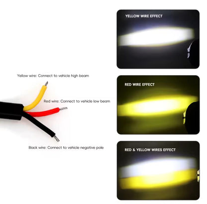 Universal Motorcycle LED Helmet-Style Spotlight HHC