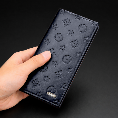 Monogram Luxe Long Wallet – Zip Around Purse with 14 Card Slots HHC
