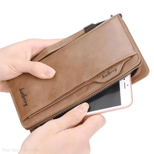 Balebaily Long Wallet for Men &amp; Women with Zipper Pocket HHC