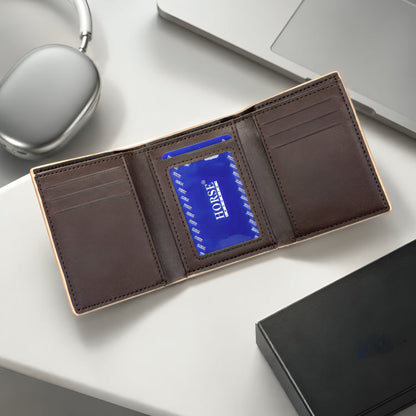 Trifold Short Wallet for Men &amp; Women with Zipper Cash Pocket HHC