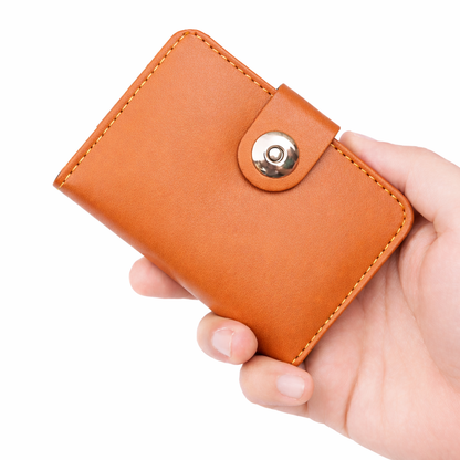 Magnetic Button Card Wallet for Men &amp; Women HHC