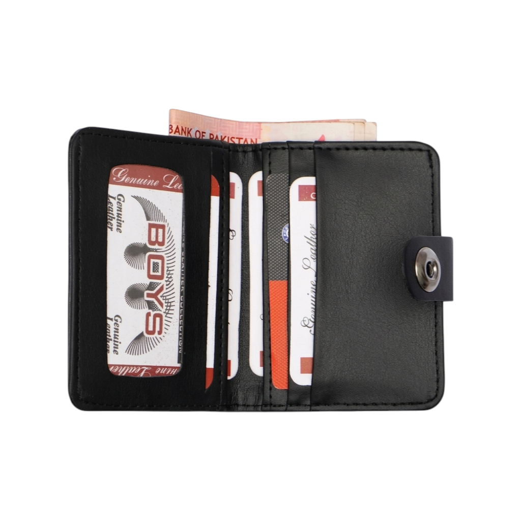 Magnetic Button Card Wallet for Men &amp; Women HHC