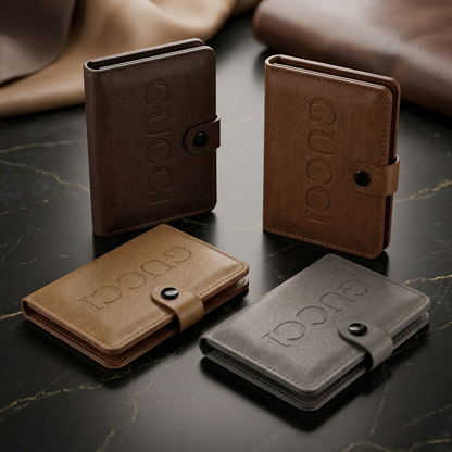 WAGLOK Slim Tuck Lock Wallet with ID Window &amp; Cash Pocket HHC