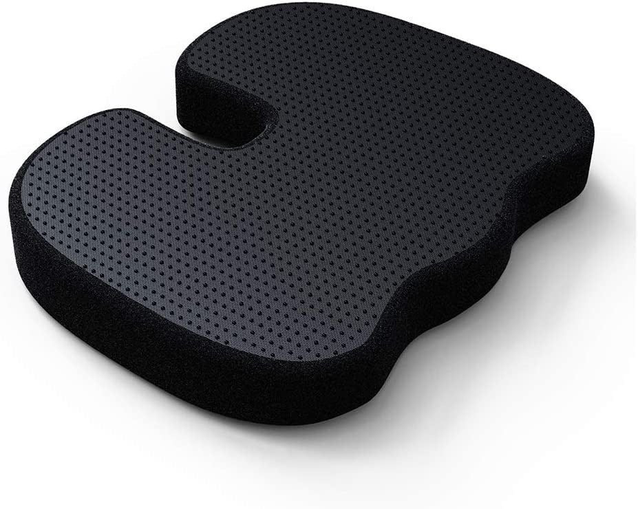 Foam Orthopedic Wedge Seat Cushion – Non-Slip Coccyx Pad HHC