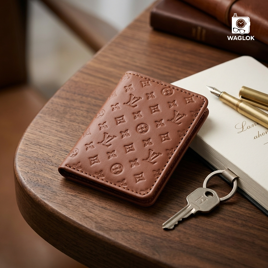 Designer Monogram Leather Wallet HHC
