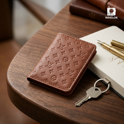 Designer Monogram Leather Wallet HHC