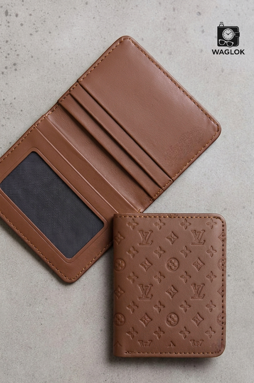 Designer Monogram Leather Wallet HHC