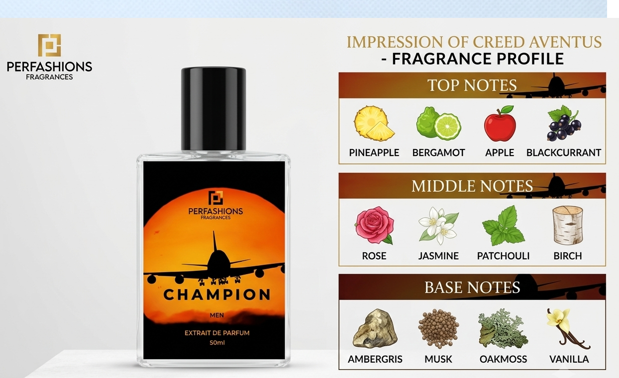 Champion – Inspired by Creed Aventus for Men | Eau de Parfum 50ml HHC