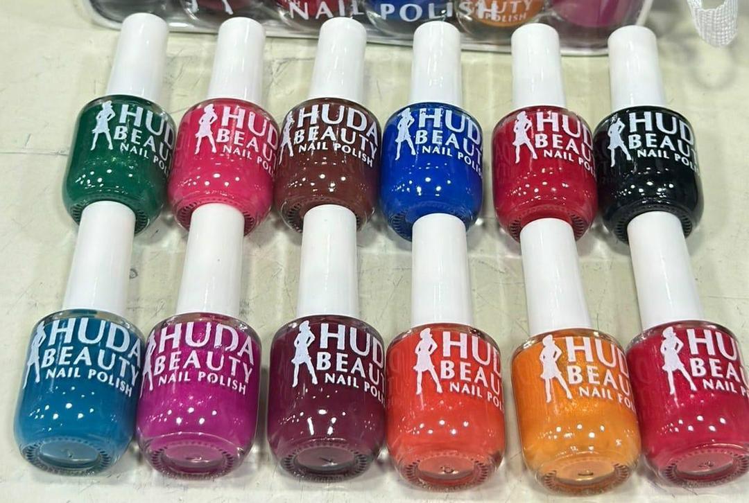 Huda Beauty Peel Off Nail Polish Set of 6 HHC