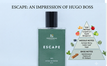 Escape – Woody Spicy Extrait de Parfum for Men – 50ml HHC
