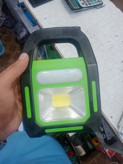 Portable Solar LED Flood Light – Emergency Work Light with Carry Handle HHC