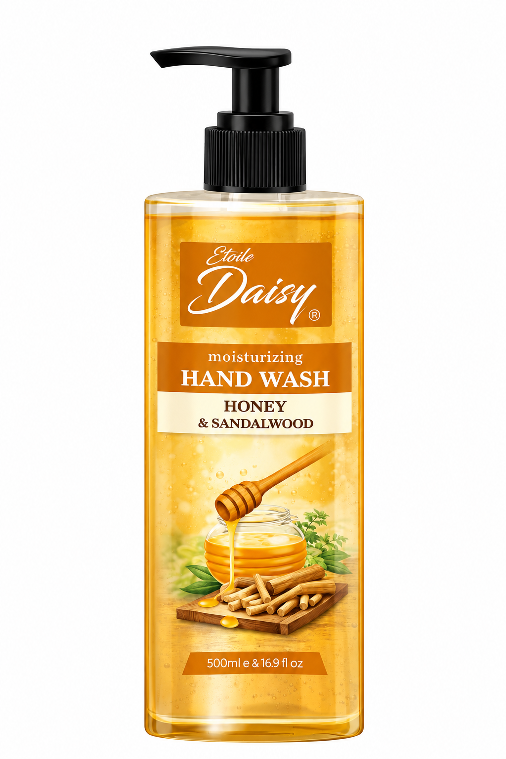 Etoile Daisy Honey &amp; Sandalwood Hand Wash – 500ml HHC