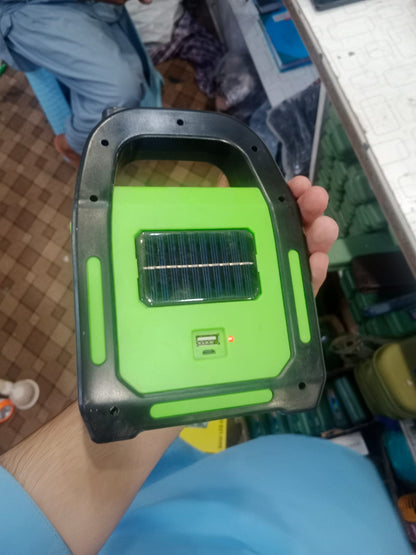 Portable Solar LED Flood Light – Emergency Work Light with Carry Handle HHC