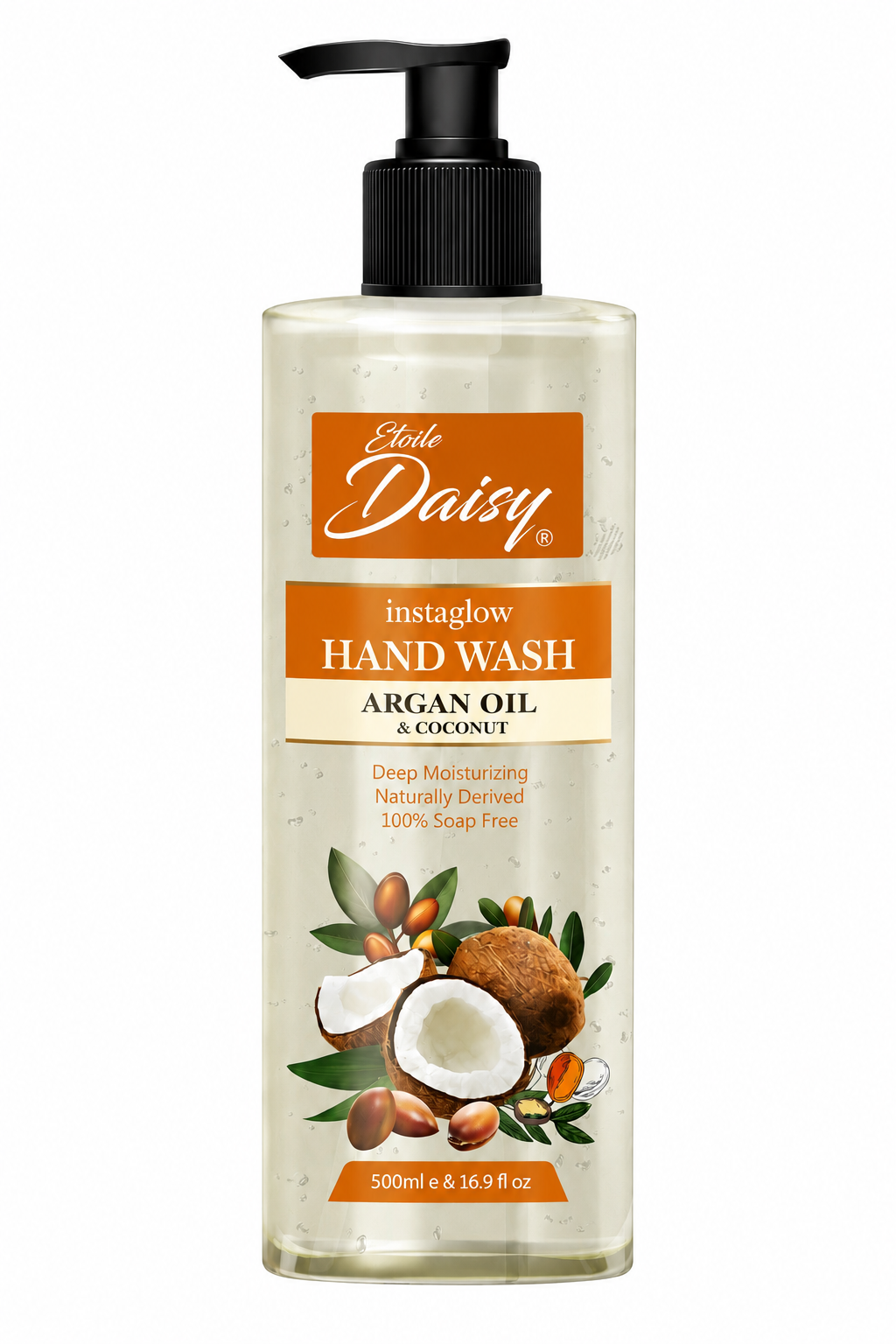 Etoile Daisy Instaglow Argan Oil &amp; Coconut Hand Wash – 500ml HHC