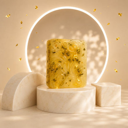 24K Gold Leaf Brightening Soap HHC