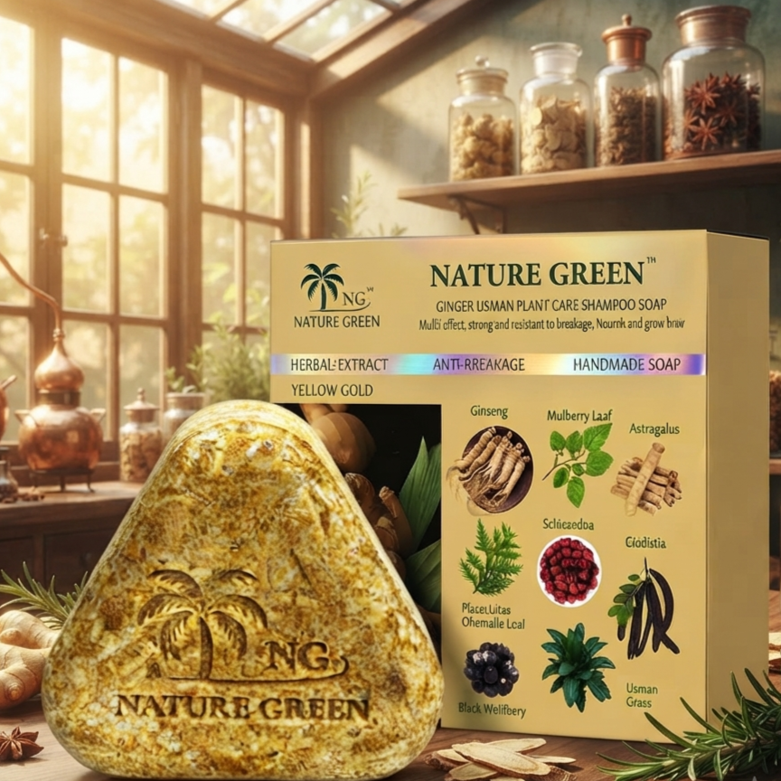 Yellow Gold Herbal Hair Soap HHC