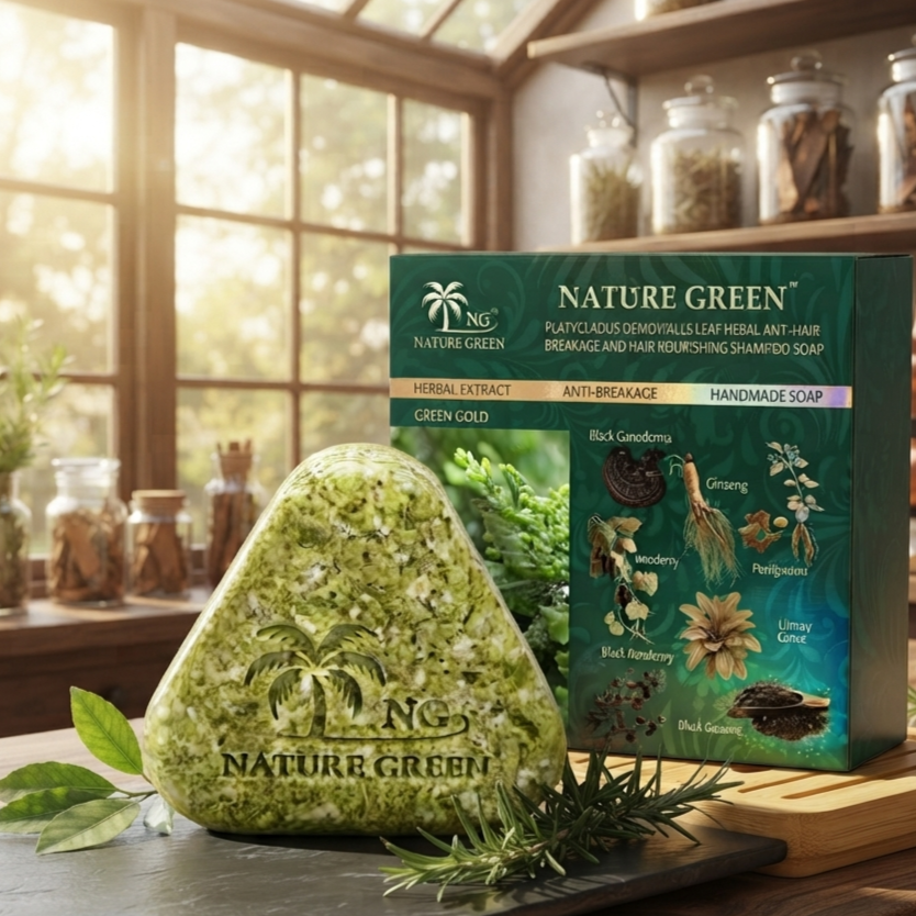 Green Gold Herbal Hair Soap HHC