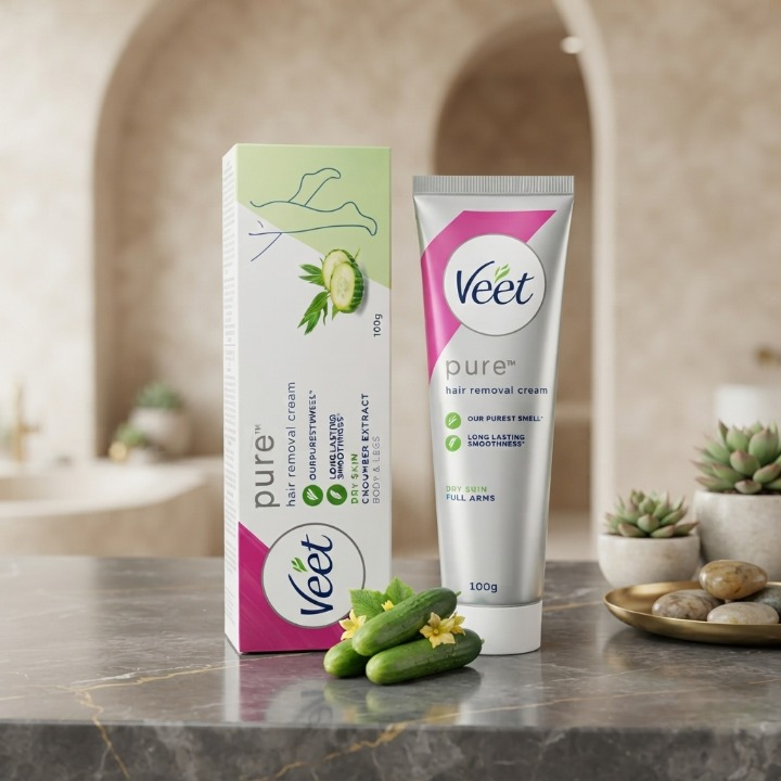 Veet Pure Hair Removal Cream for Dry Skin 100g HHC