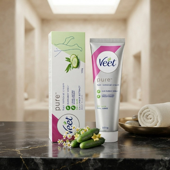 Veet Pure Hair Removal Cream for Dry Skin 100g HHC