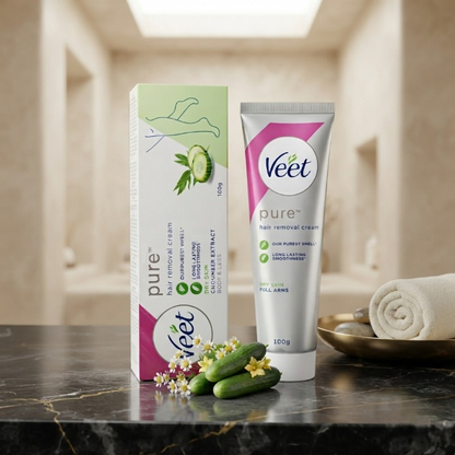 Veet Pure Hair Removal Cream for Dry Skin 100g HHC