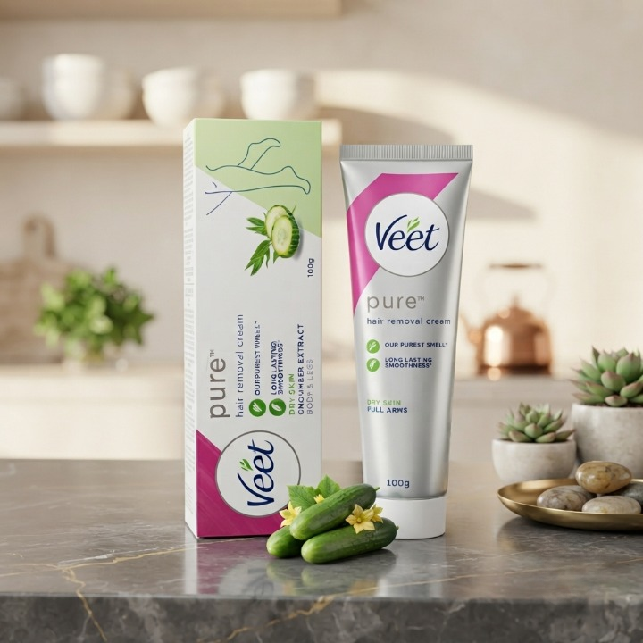 Veet Pure Hair Removal Cream for Dry Skin 100g HHC