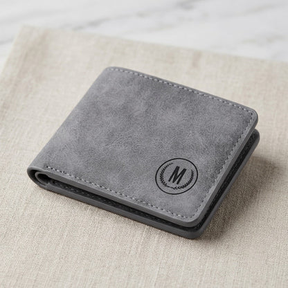 M-Design Soft Leather Bifold Wallet for Men Light Brown HHC