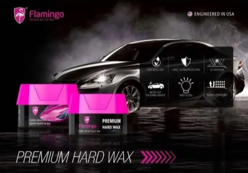 Flamingo Premium Hard Wax Car Polish 200G HHC