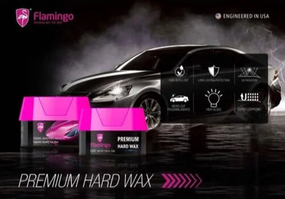 Flamingo Premium Hard Wax Car Polish 200G HHC