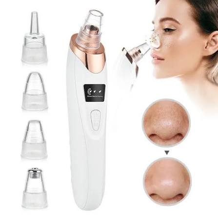 5-in-1 Blackhead Remover Machine – Rechargeable Face Vacuum with 5 Heads HHC