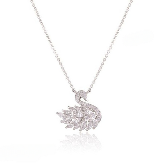 Swan Zircon Necklace HHC