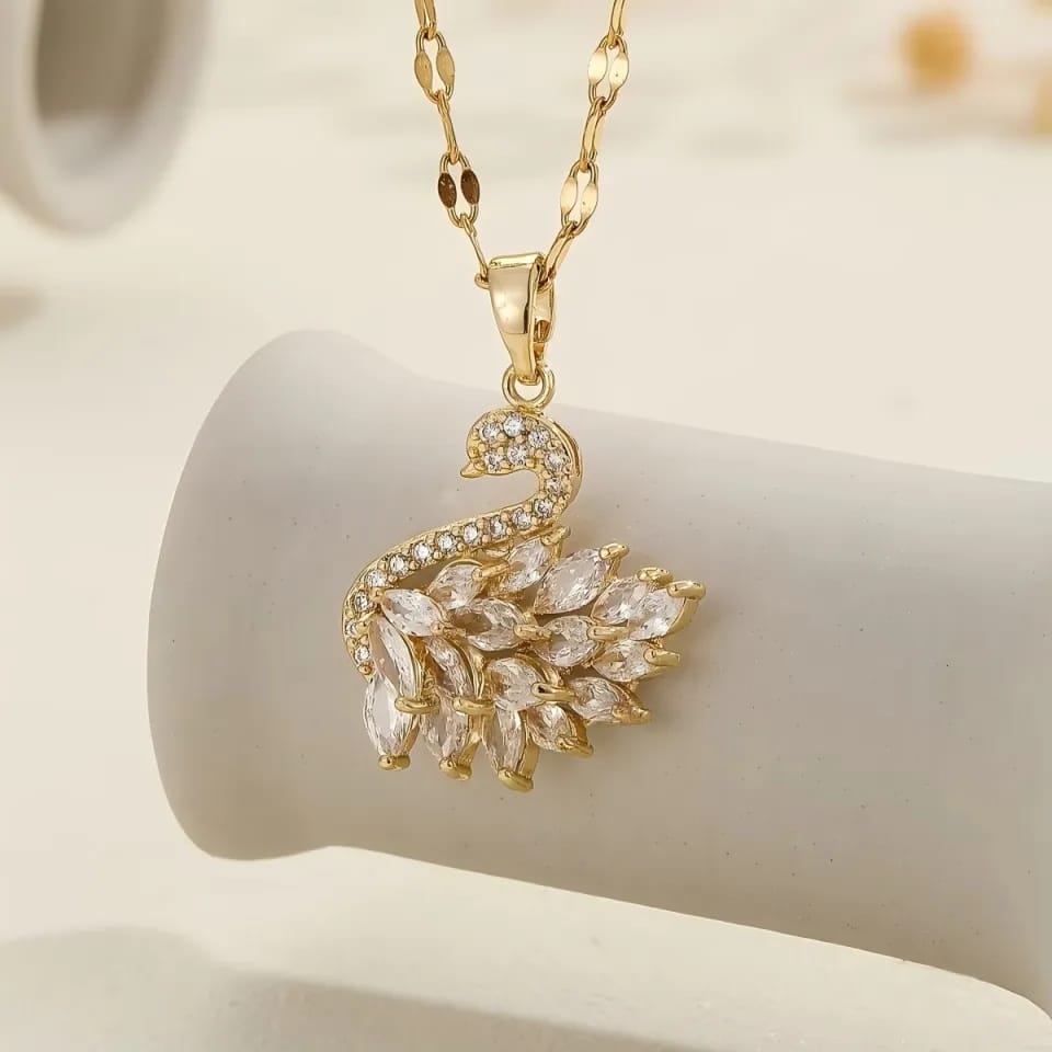 Swan Zircon Necklace HHC