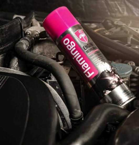 Flamingo Engine Degreaser Foam Spray 650ML – Heavy-Duty Engine Cleaner HHC