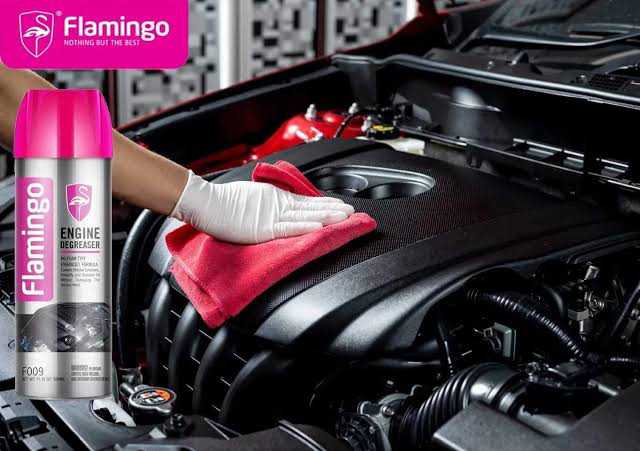 Flamingo Engine Degreaser Foam Spray 650ML – Heavy-Duty Engine Cleaner HHC