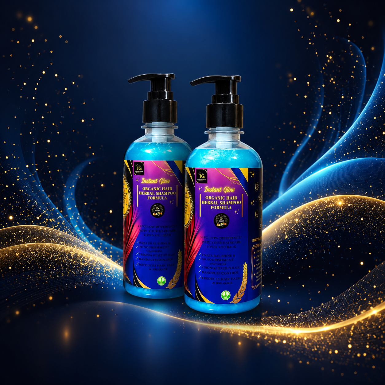 Instant Glow Herbal Shampoo 20+ Formula 500ml HHC