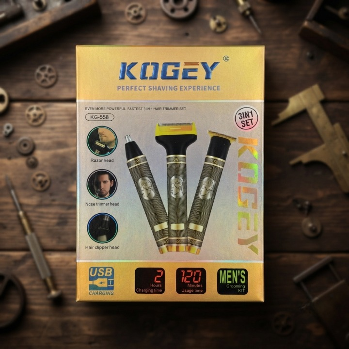 Kogey KG-558 3-in-1 Grooming Kit HHC