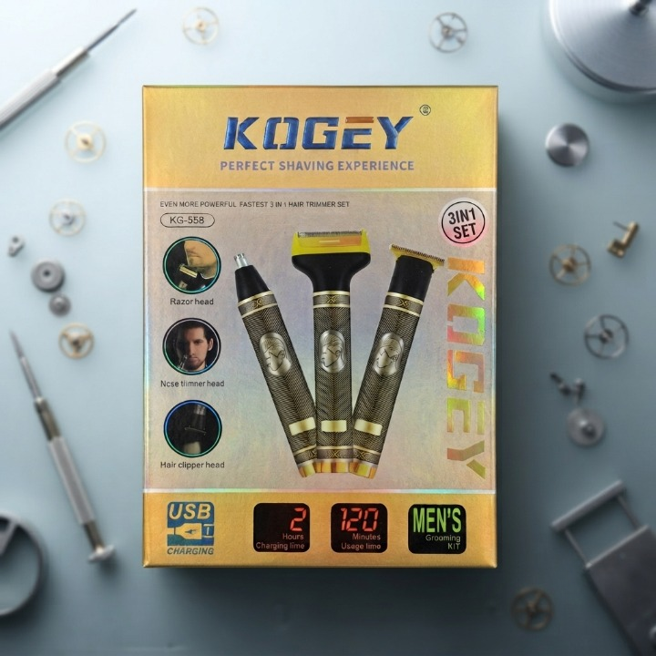 Kogey KG-558 3-in-1 Grooming Kit HHC
