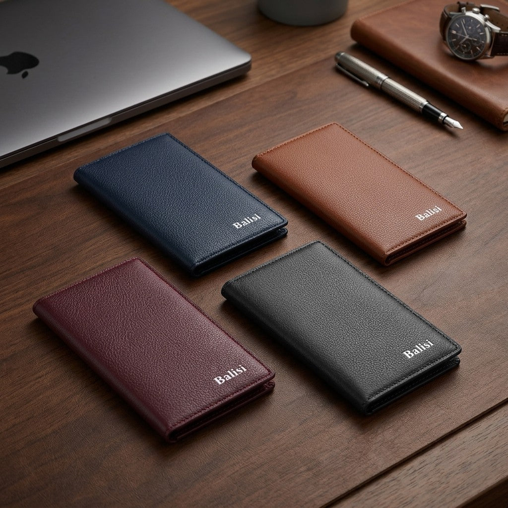 BALISI Bifold Wallet for Men & Women Black HHC