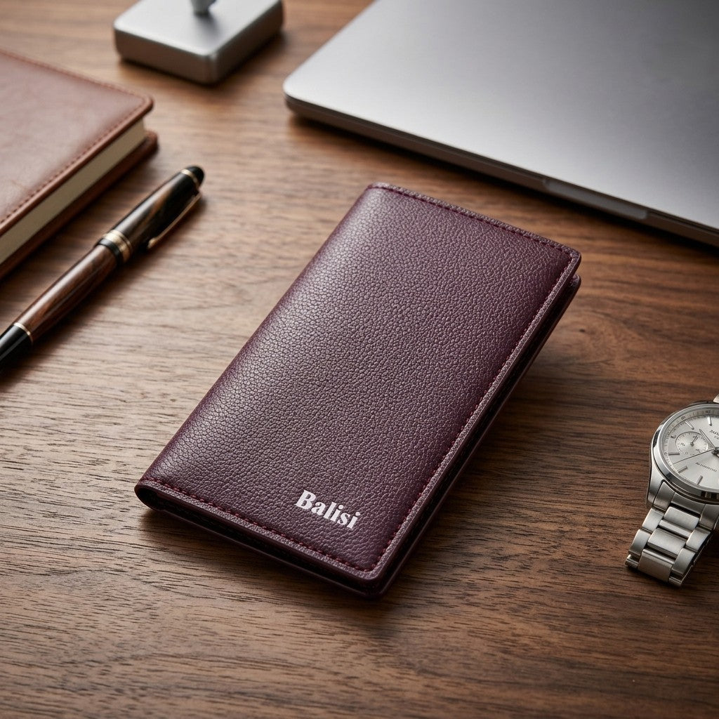 BALISI Bifold Wallet for Men & Women Black HHC