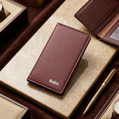 BALISI Bifold Wallet for Men & Women Black HHC