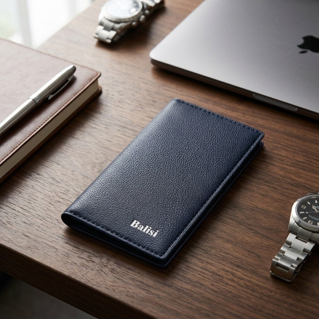 BALISI Bifold Wallet for Men & Women Black HHC