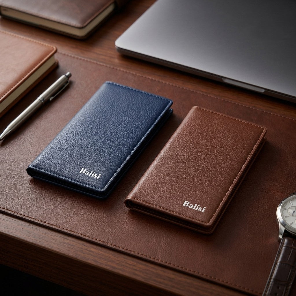 BALISI Bifold Wallet for Men & Women Black HHC