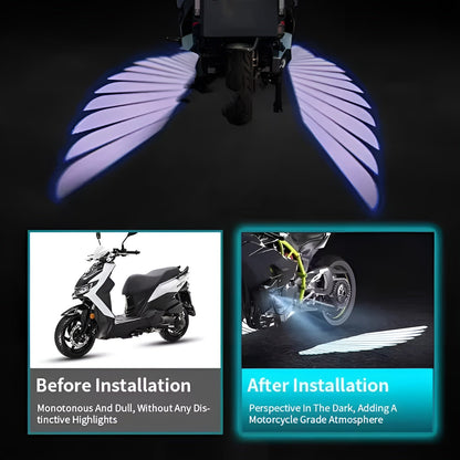 Angel Wings LED Bike Light for Motorcycles &amp; Bikes HHC