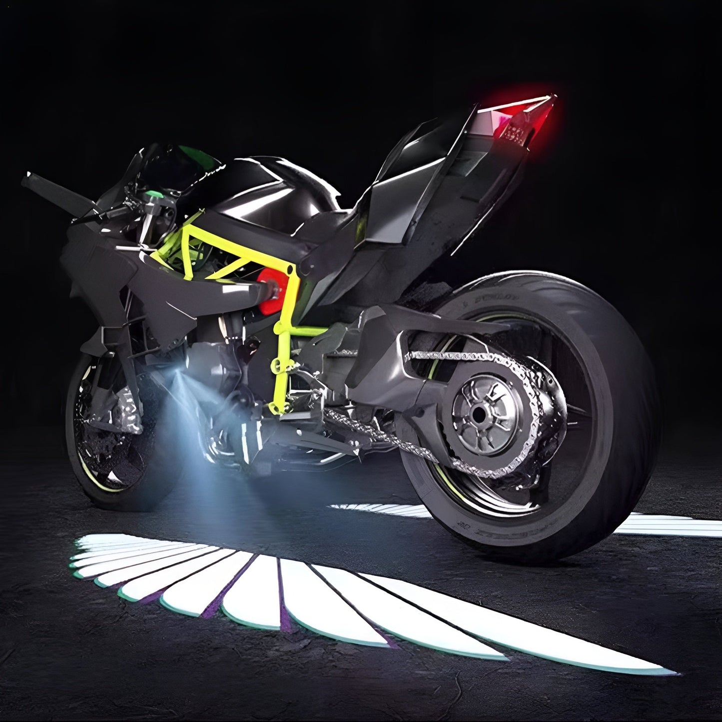 Angel Wings LED Bike Light for Motorcycles &amp; Bikes HHC
