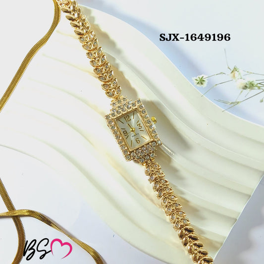 Elegance Imported Korean Shape Trending Leaf Watch for Women HHC