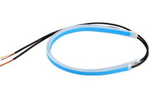 Universal Bike LED Strip Light – Dual Color Turn Signal &amp; Running Light HHC