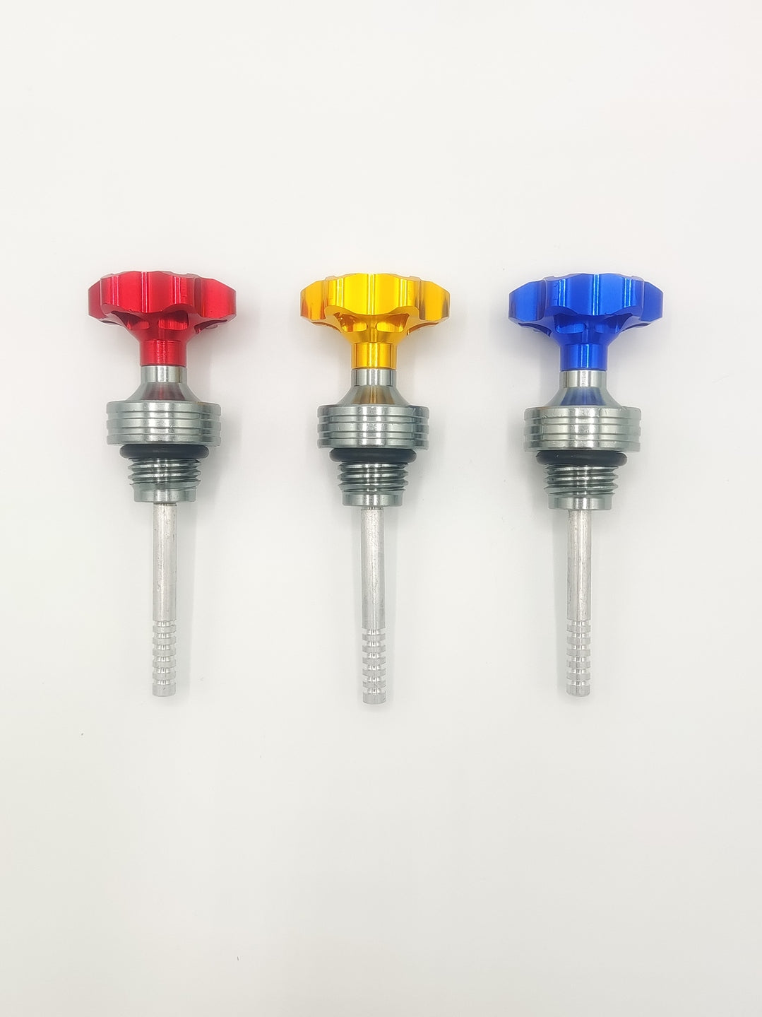 Flower Style Bike Oil Gauge for Honda CD 70 &amp; CG 125 – Blue HHC