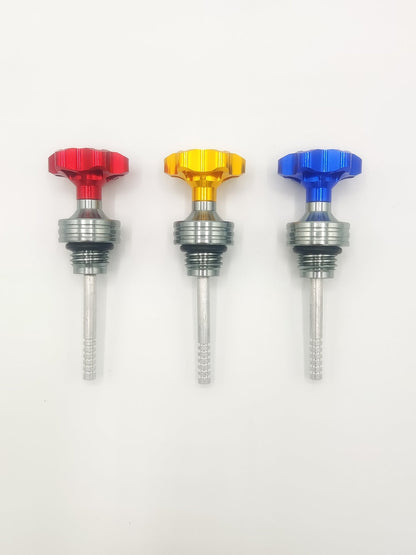 Flower Style Bike Oil Gauge for Honda CD 70 &amp; CG 125 – Blue HHC