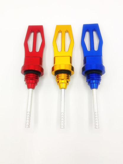 Flat Fancy Oil Gauge for Honda CD 70 &amp; CG 125 – Blue HHC