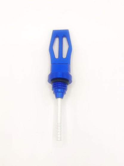Flat Fancy Oil Gauge for Honda CD 70 &amp; CG 125 – Blue HHC