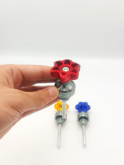 Flower Style Bike Oil Gauge for Honda CD 70 &amp; CG 125 – Blue HHC
